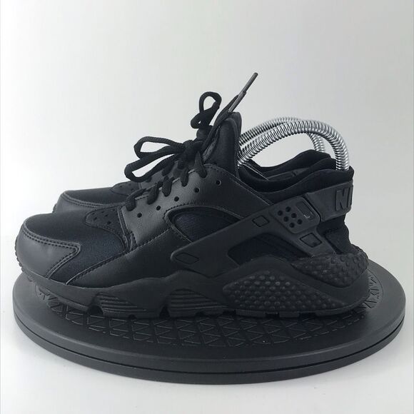 Nike Air Huarache Run Black Athletic Running Shoes 634835-012 Women’s Size 7.5 - Picture 8 of 12